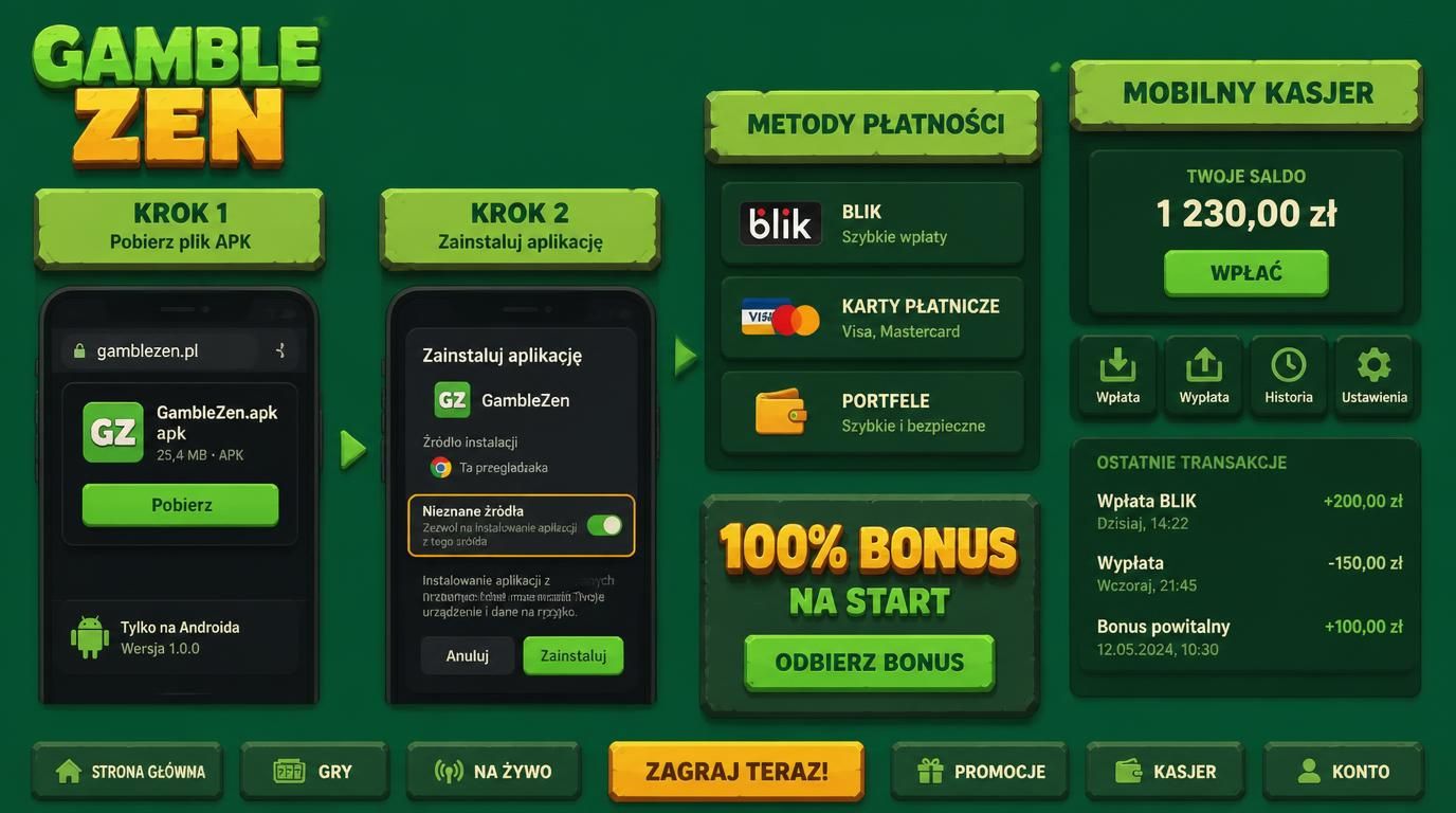 Okno instalacji aplikacji na Androidzie z ikonami płatności i potwierdzeniem instalacji z nieznanych źródeł